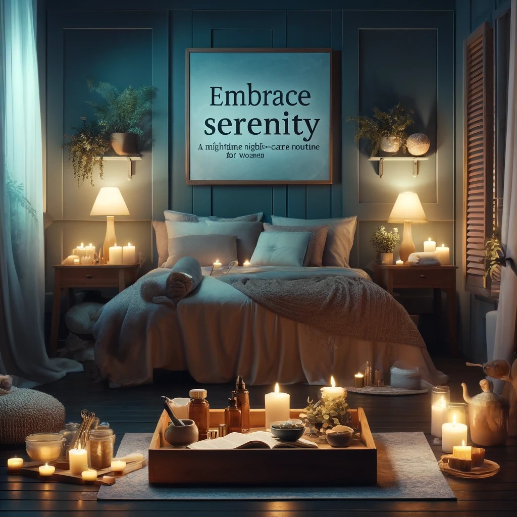 Embrace Serenity: A Tranquil Nighttime Self-Care Routine for&nbsp;Women