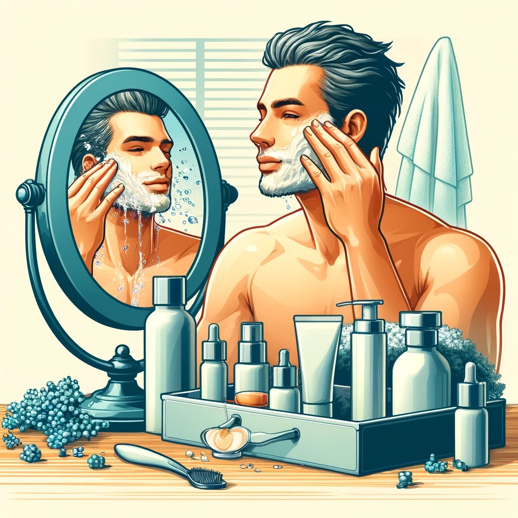 Unveil Your Handsome Glow: An Energizing Morning Skincare Routine for&nbsp;Men